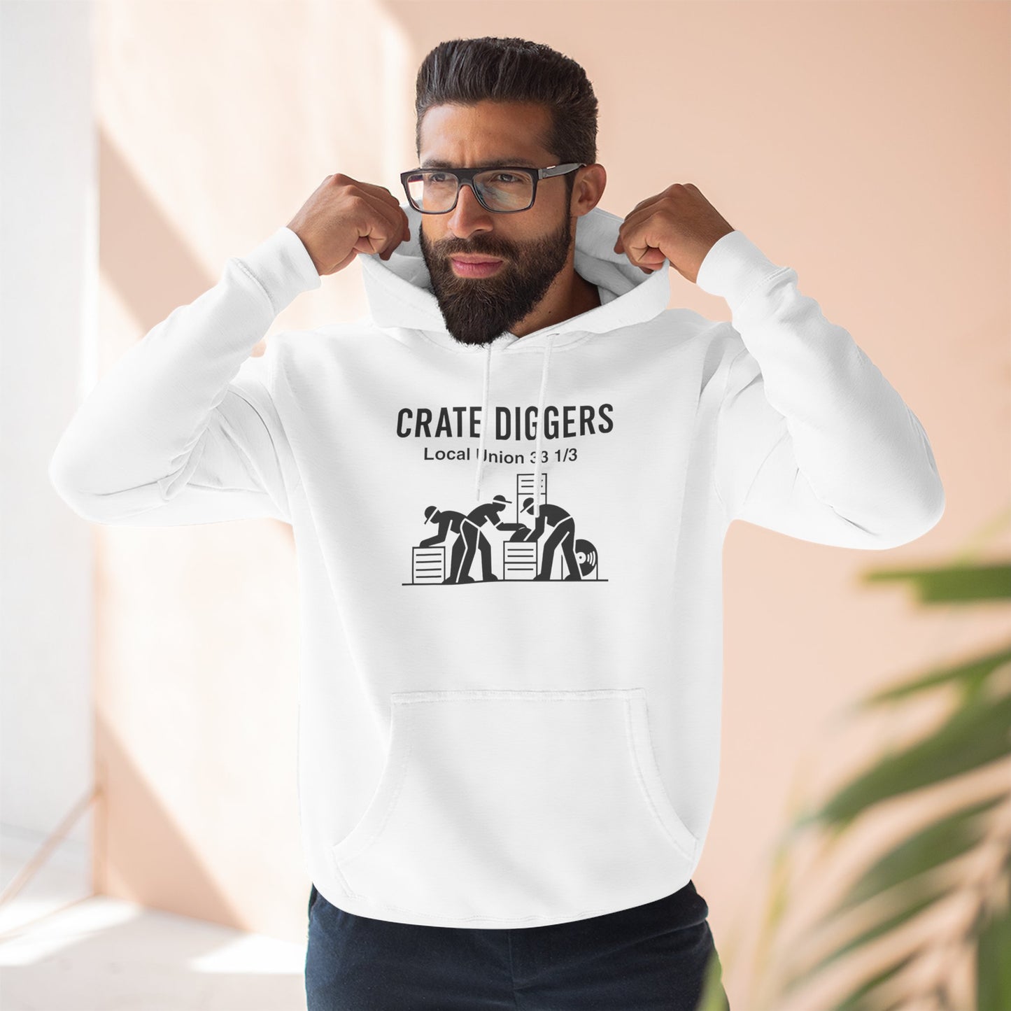 Crate Diggers Graphic Hoodie