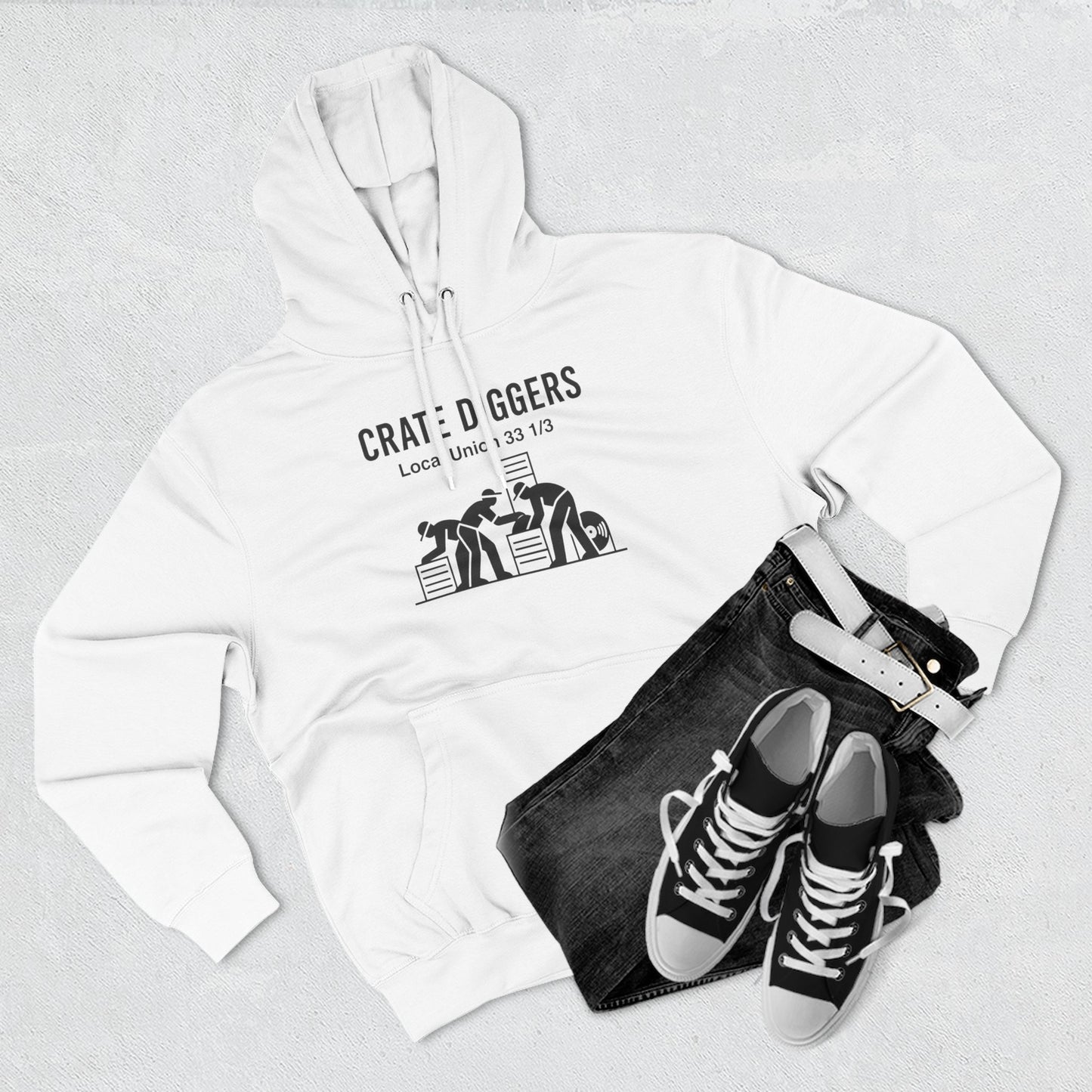 Crate Diggers Graphic Hoodie