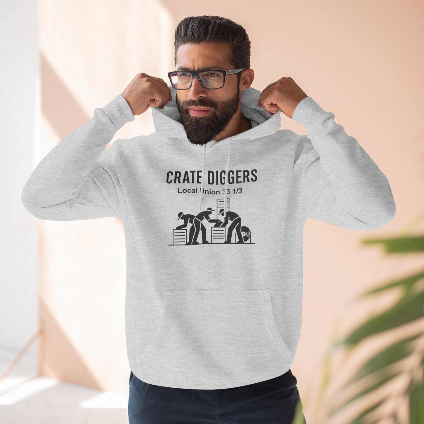 Crate Diggers Graphic Hoodie