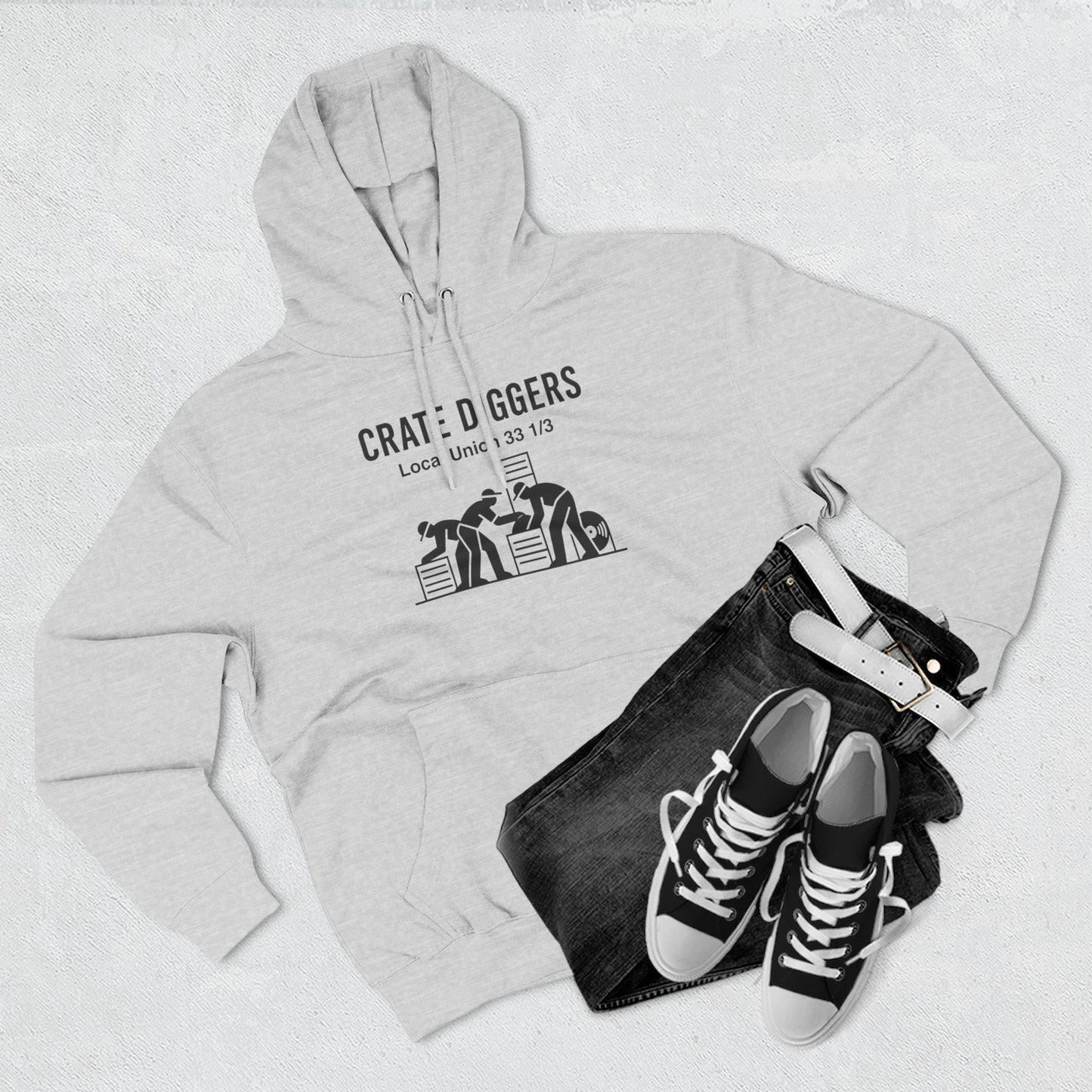 Crate Diggers Graphic Hoodie